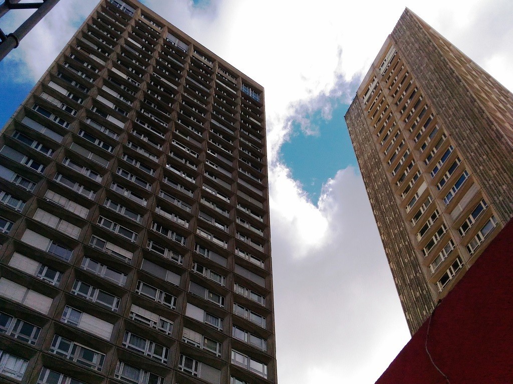 Locaux d'hébergement, Paris 13, vue panoramique